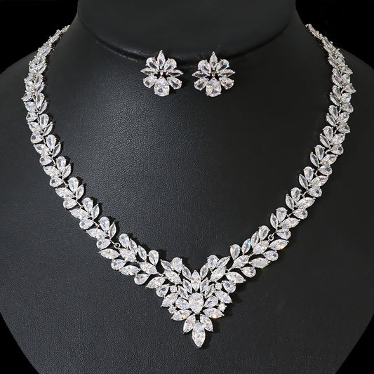 Juego de Joyas para Novia Estilo Coreano Premium