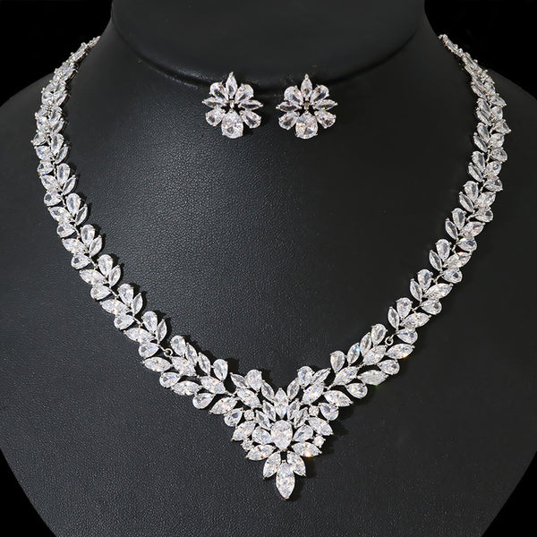Juego de Joyas para Novia Estilo Coreano Premium