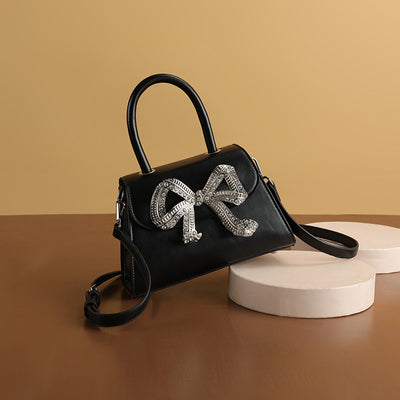 Bolsa Cuadrada Portátil con Moño Diamante - Versátil y Elegante - Image 14