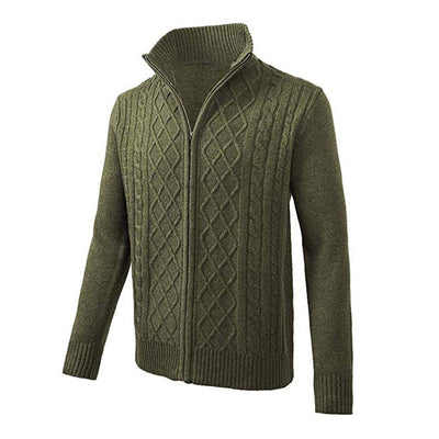 Cardigan de cuello alto con cierre y mangas largas - Image 13