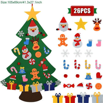 Árbol de Navidad Puzzle Colgante Hecho a Mano para Niños - Image 8