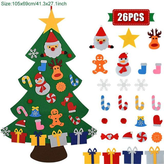 Árbol de Navidad Puzzle Colgante Hecho a Mano para Niños - Image 8