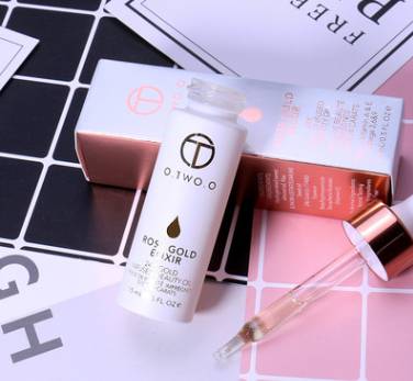 Aceite Facial de Oro Rosa 24k - Elixir Antienvejecimiento con Efecto Primer - Image 3