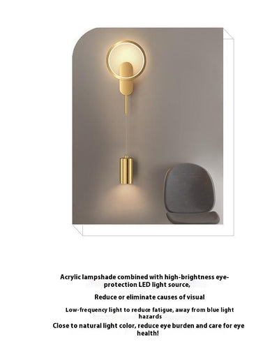 Lámpara de Pared para Dormitorio Principal - Diseño Minimalista Moderno - Image 5