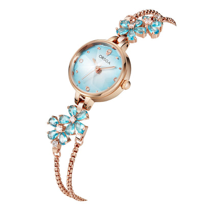 Reloj Pulsera para Mujer con Diamantes Incrustados - Image 6