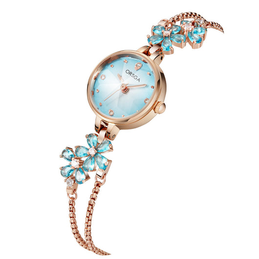Reloj Pulsera para Mujer con Diamantes Incrustados - Image 6