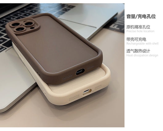Funda Silicona Integral de Color Sólido para Teléfono - Image 20