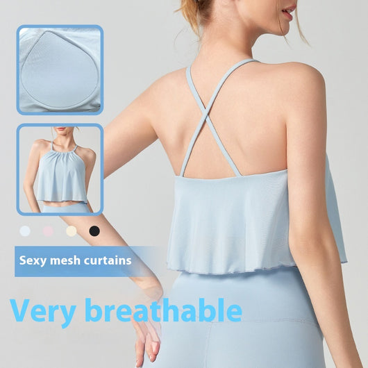 Chaleco Deportivo de Malla para Yoga - Top Suelto para Mujer - Image 2