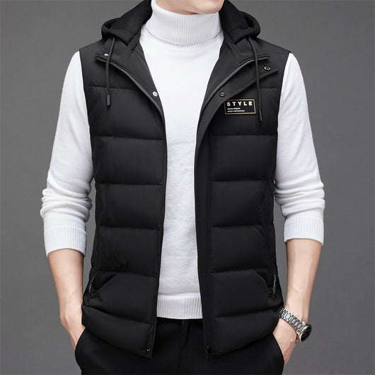 Chaleco Acolchado Versátil con Plumas para Hombre - Image 12