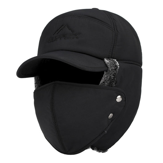 Gorro Invierno Hombre Estilo Coreano con Máscara Facial - Abrigo Completo Lei Feng