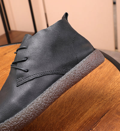 Botas Martin de Cuero Vintage Desgastado con Suela de Goma - Image 11