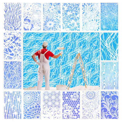 Plantilla de Pintura con Spray para Flores Silvestres - Image 8