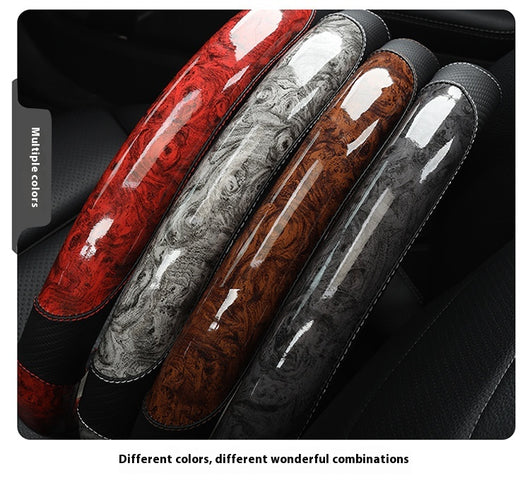 Funda de Volante de Cuero Premium Cristal Año Nuevo - Image 33