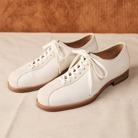 Zapatos Plataforma de Cuero Vintage para Hombre