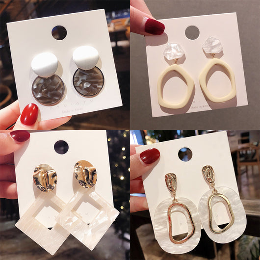 Aretes Largos Colgantes de Cristal para Mujer - Diseño Elegante y Sofisticado - Image 3