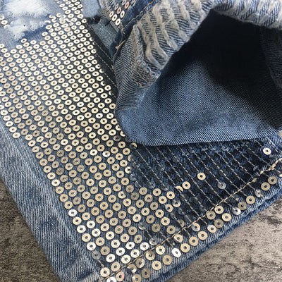 Pantalón Denim Recto Cropped de Tiro Medio para Mujer - Image 19