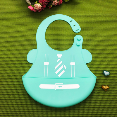 Baberos Silicona Grado Alimentario con Bolsillo para Comida | Baberos Impermeables Ajustables para Niños - Image 10