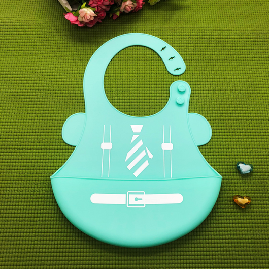 Baberos Silicona Grado Alimentario con Bolsillo para Comida | Baberos Impermeables Ajustables para Niños - Image 10