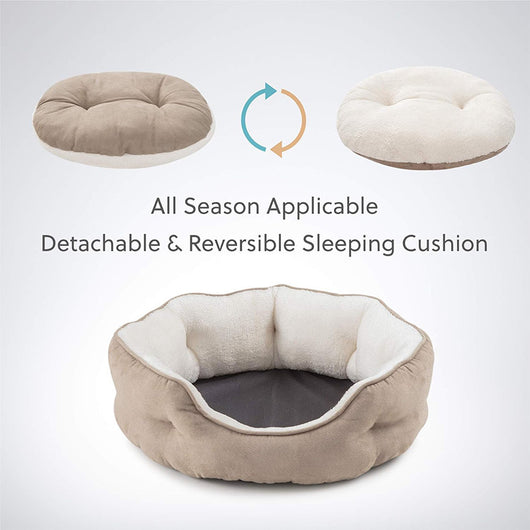 Cama Redonda Suave para Perros y Gatos - Nido Acogedor - Image 8