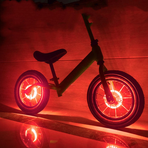 Bicicleta de Equilibrio Infantil con Luz LED y Ruedas Luminosas USB
