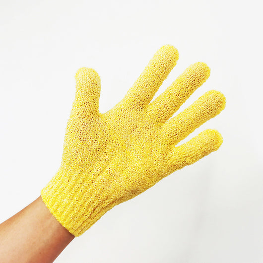 Guantes de Baño Exfoliantes de Cinco Dedos en Colores Vivos - Image 11