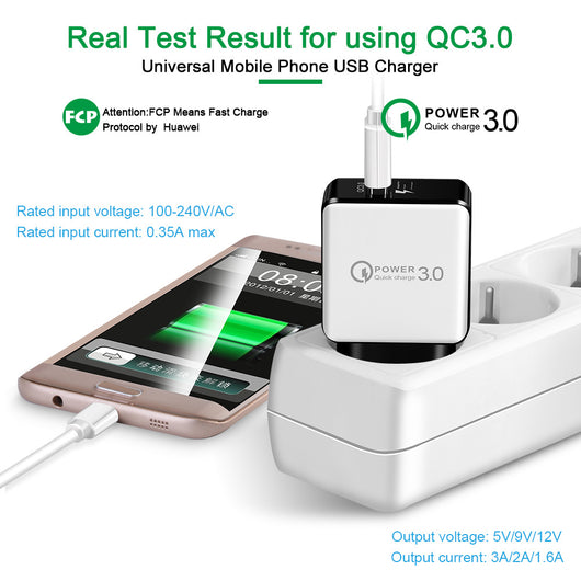 Cargador Rápido 18W USB-C Compatible con iPhone, Samsung y Huawei - Image 4