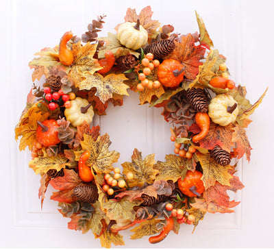 Guirnalda Otoñal con Hojas y Calabazas - Decoración de Otoño e Invierno - Image 4