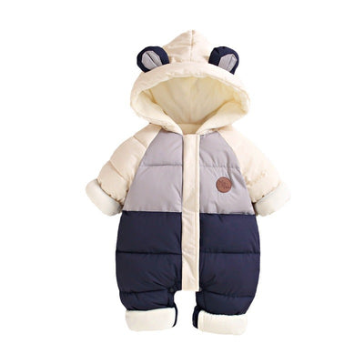 Mameluco Acolchado de Algodón para Bebé - Conjunto de Invierno y Otoño - Image 5