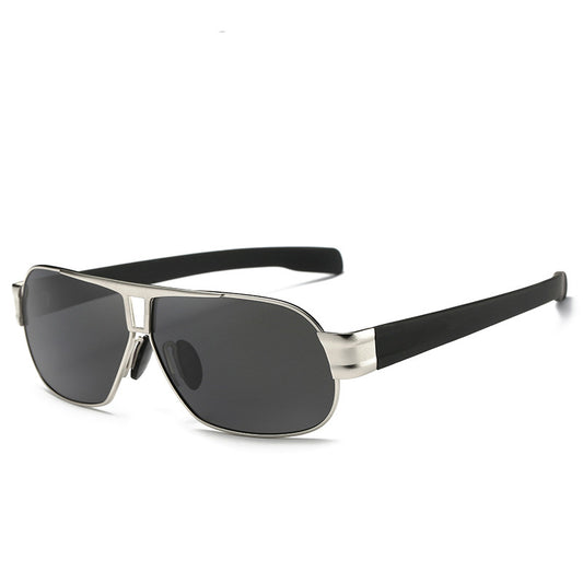 Gafas de Sol Polarizadas para Hombre - Diseño Cuadrado Metálico