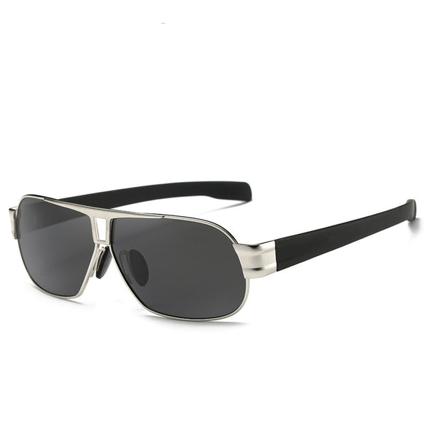Gafas de Sol Polarizadas para Hombre - Diseño Cuadrado Metálico