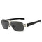 Gafas de Sol Polarizadas para Hombre - Diseño Cuadrado Metálico
