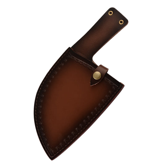 Estuche Portátil de Cuero para Cuchillos Hecho a Mano