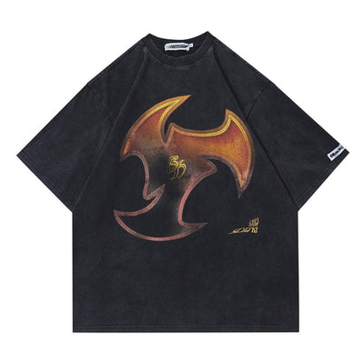 Camiseta Estampada de Dardos para Hombre - Manga Corta