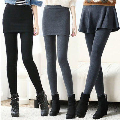 Leggings Falsos con Efecto Dos Piezas - Culotte Ancho con Cierre y Efecto Adelgazante - Image 15