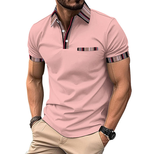 Playera Casual para Hombre con Cuello Estampado - Image 18
