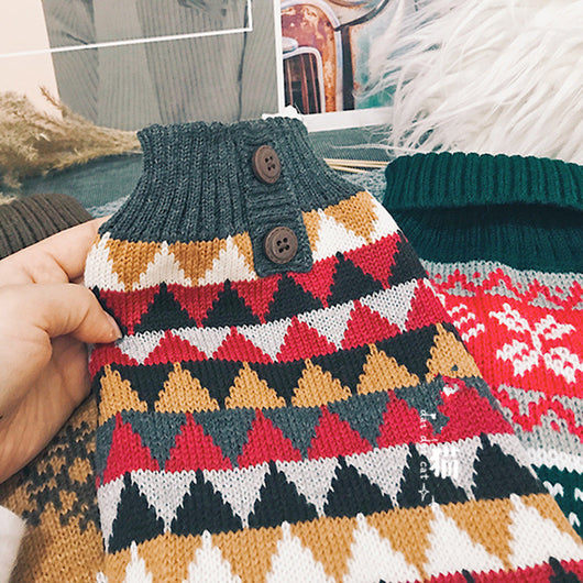 Ropa Navideña para Perros y Gatos con Diseño de Copo de Nieve - Image 12