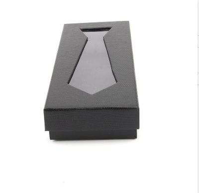 Corbata de Piel de Serpiente Negra para Hombre con Estuche de Presentación - Image 11