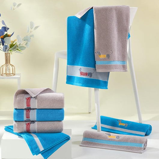 Toalla Facial de Algodón Puro con Diseño Infantil - Súper Absorbente