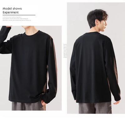 Camiseta Térmica Hombre Cuello Redondo Suéter Interior Grueso Ajuste Holgado - Image 28