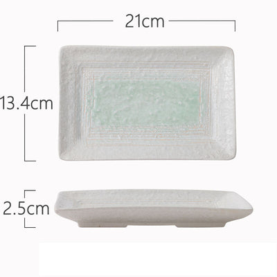 Plato de Cerámica Artesanal para Postres y Sushi Frío - Image 8
