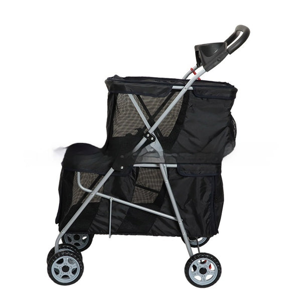 Carrito Plegable Ultraligero para Mascotas Pequeñas
