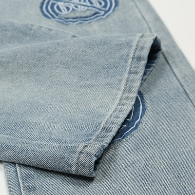 Jeans Hombre Rotos Deslavados con Bordado Artesanal - Image 5