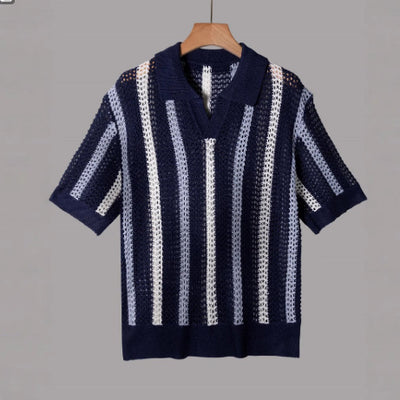 Polo Transpirable con Tejido Hueco para Hombre - Manga Corta Verano - Image 9