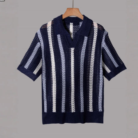 Polo Transpirable con Tejido Hueco para Hombre - Manga Corta Verano - Image 9