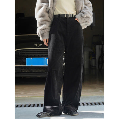 Pantalones Casuales Rectos Cómodos para Mujer con Abrigo Térmico - Image 3