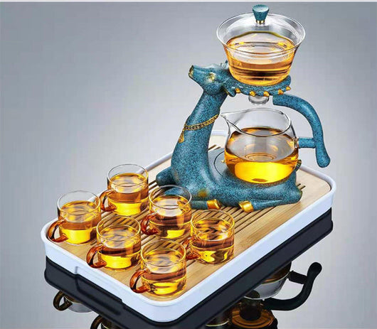 Juego de Té de Vidrio Automático para Sala de Estar - Image 10