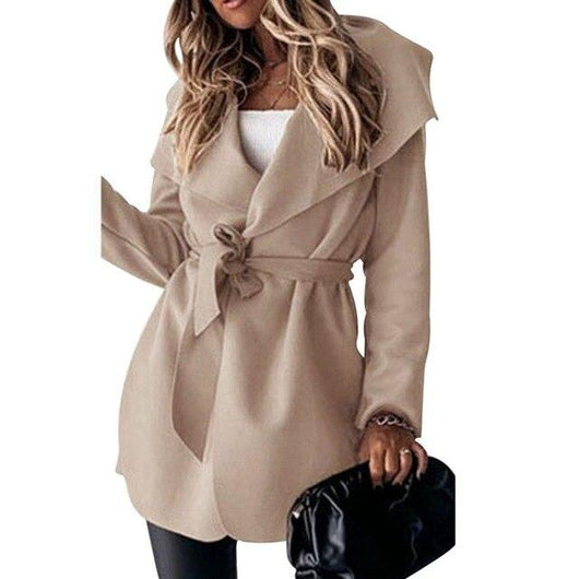 Chaqueta Trench Casual con Cordones - Image 5