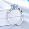 Anillo de Plata con Zafiro - Piedra de Nacimiento para Mujer