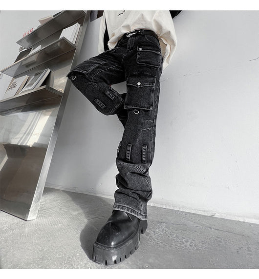 Jeans Desgastados Multi-bolsillos Estilo Urban - Image 13