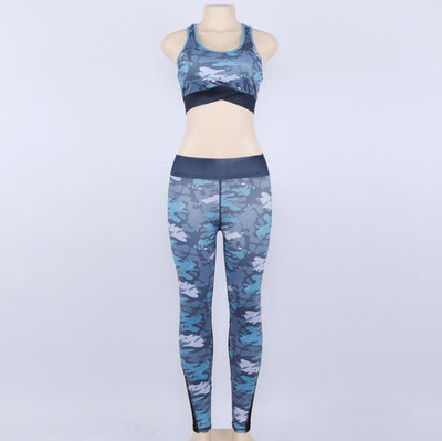 Conjunto Deportivo Camuflaje 2 Piezas: Sujetador Deportivo Mesh y Leggings Fitness - Image 7